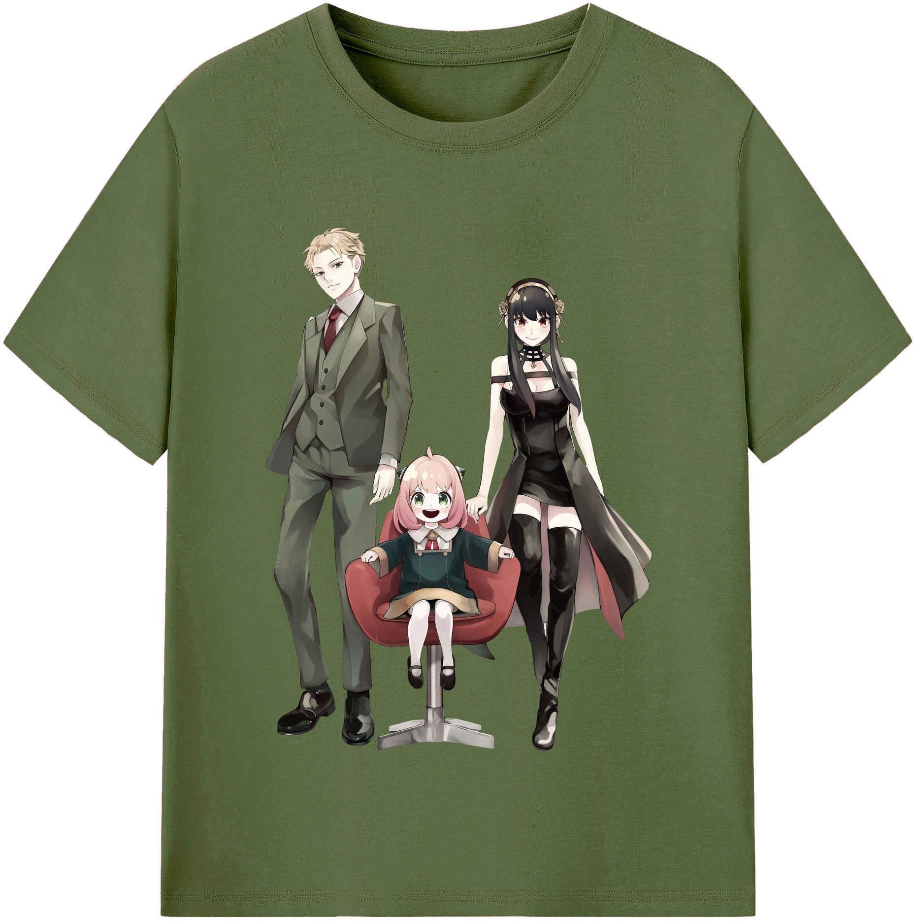 （画像用） SPY×FAMILY间谍家家酒 綿100％半袖Tシャツ（フロントプリント）